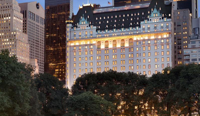 The Plaza Hotel New York -Exterior Night